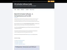 Preview of  2danimationsoftwareguide.com