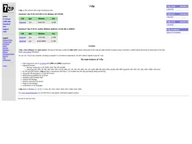 Preview of  7-zip.org