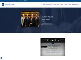 Preview of  adamsandsullivan.com