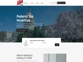 Preview of  adamsgeothermal-mi.com