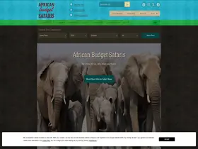 Preview of  africanbudgetsafaris.com