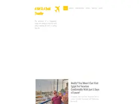 Preview of  agirlandabaldtraveller.com