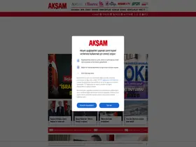 Preview of  aksam.com.tr