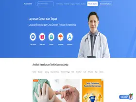 Preview of  alodokter.com