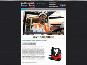 Preview of  americanforkliftrental.com