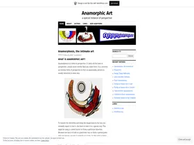 Preview of  anamorphicart.wordpress.com