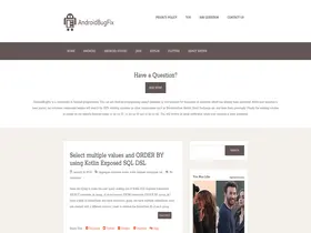Preview of  androidbugfix.com