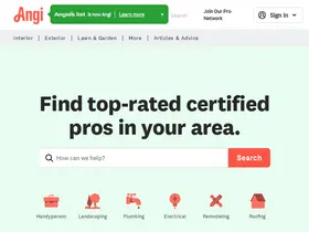 Preview of  angieslist.com