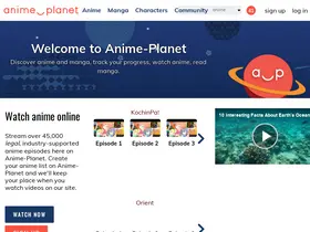 Preview of  anime-planet.com