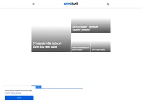 Preview of  animerant.com.br