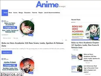 Preview of  animetroops.com