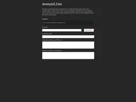 Preview of  anonymz.com