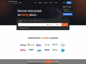 Preview of  answerthepublic.com