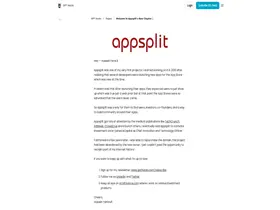 Preview of  appsplit.com