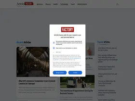 Preview of  articlesfactory.com
