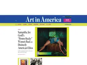 Preview of  artinamericamagazine.com