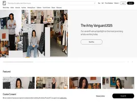 Preview of  artsy.net