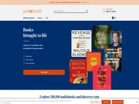 Preview of  audiobooks.com