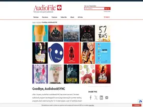 Preview of  audiobooksync.com