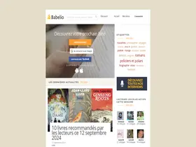 Preview of  babelio.com