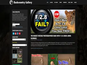 Preview of  backcountrygallery.com