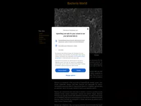 Preview of  bacteria-world.com