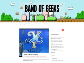 Preview of  bandofgeeks.fr