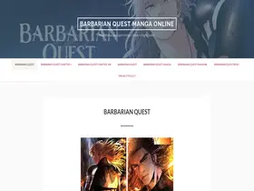 Preview of  barbarianquestmanga.com