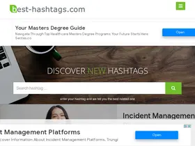 Preview of  best-hashtags.com