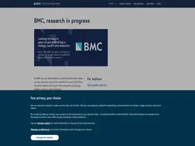 Preview of  biomedcentral.com