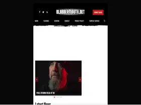 Preview of  blabbermouth.net