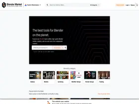 Preview of  blendermarket.com