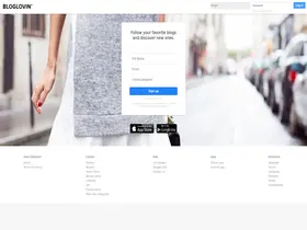 Preview of  bloglovin.com