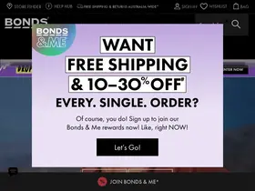 Preview of  bonds.com.au