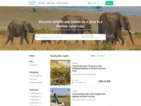 Preview of  bookallsafaris.com