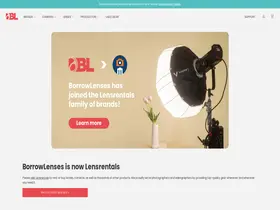 Preview of  borrowlenses.com