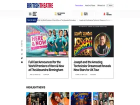 Preview of  britishtheatre.com