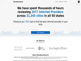 Preview of  broadbandsearch.net
