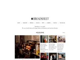 Preview of  broadsheet.com.au