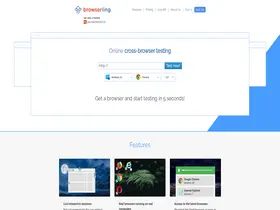 Preview of  browserling.com