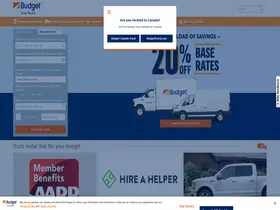 Preview of  budgettruck.com