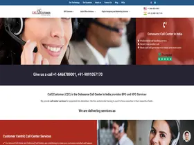 Preview of  call2customer.com