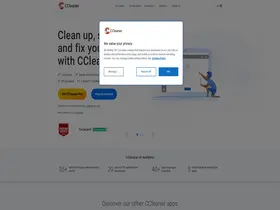 Preview of  ccleaner.com