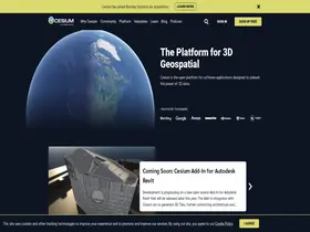 Preview of  cesium.com