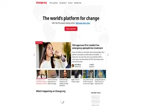 Preview of  change.org