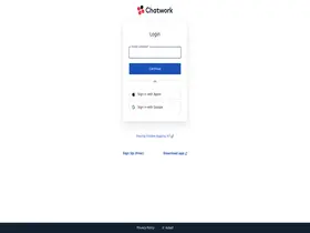 Preview of  chatwork.com