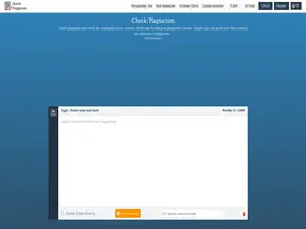 Preview of  check-plagiarism.com