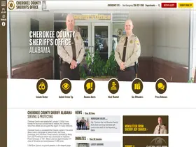 Preview of  cherokeecountyalsheriff.com