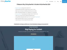 Preview of  chimprewriter.com