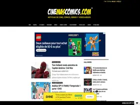 Preview of  cinemascomics.com